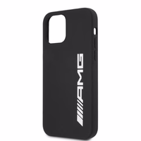 AMG silikona liels logotips apvalks iPhone 12 Pro Max - melns