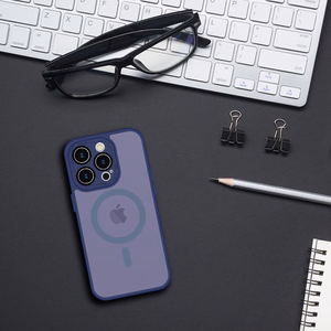 Tel Protect Magmat Viedtālruņa apvalks Iphone 15 Pro Max tumši zils