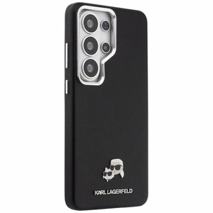 Karl Lagerfeld maciņš Saffiano KC Metal Logo MagSafe Samsung Galaxy S26 Ultra melns