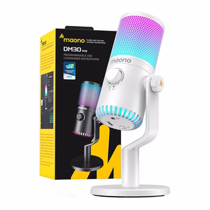 Spēļu mikrofons Maono DM30RGB (balts)