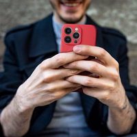 Silikona magnētiskais vāciņš, saderīgs ar MagSafe, paredzēts Samsung S26 Pro, sarkans