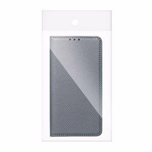 Viedtālruņa apvalks (m) grāmatas stila SAMSUNG S7 (G930) pelēkais