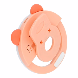 Lampa LED Ring do selfie na telefon RK12 pomarańcz miś