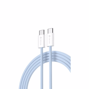 Devia kabelis Smart EC325 PD USB-C - USB-C 1,0 m 60W 3A zils