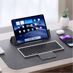 Dux Ducis Ok Series bezvadu Bluetooth tastatūra ar skārienpaneli melna