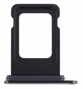 SIM card holder priekš iPhone 15 Pro/15 Pro Max Melns original (used Grade A)
