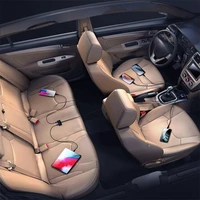 Joyroom ātrais automobiļu lādētājs ar 5 USB pieslēgvietām, 6,2 A, ar pagarināšanas kabeli, melns (JR-CL03)