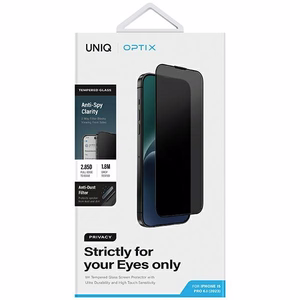 Uniq Optix Privacy aizsargstikls iPhone 15 Pro ar aplikatoru