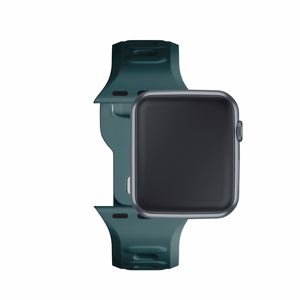 3mk silikona siksniņa Apple Watch, 38/40/41/42 mm, Evergreen, mazais izmērs