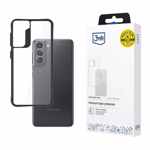 Samsung Galaxy S21 5G - 3mk Satino aizsargapvalks+ - melns