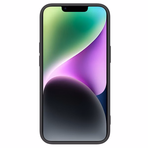 Nillkin CamShield Silky Silikona viedtālruņa apvalks iPhone 14 Plus apvalks ar kameras aizsargu melns