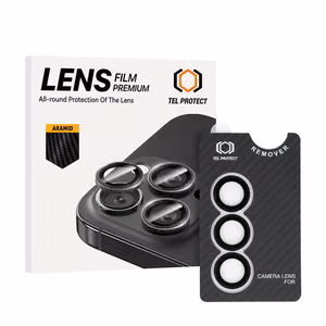 Rūdīts stikls Tel Protect 3D Lens Aramid Series on camera priekš Samsung Galaxy S26 Plus (lēca 3 gab.)