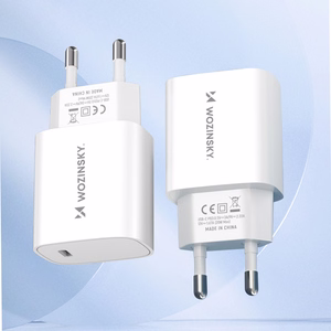 Wozinsky WGWCCW 20W USB-C сетевое зарядное устройство - белое