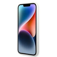 Karl Lagerfeld KLHMP14LSNCHBCH iPhone 14 Pro 6.1" balts silikona viedtālruņa apvalks Choupette, magnētiskais (MagSafe)