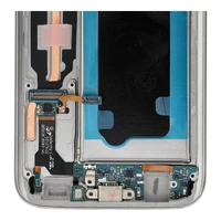 FixCell displejs LCD SAMSUNG S7 ar rāmi zelta (refurb)