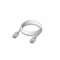 Ubiquiti UACC-Cable-Patch-EL-1M-W tīkla kabelis caurspīdīgs, balts Cat6