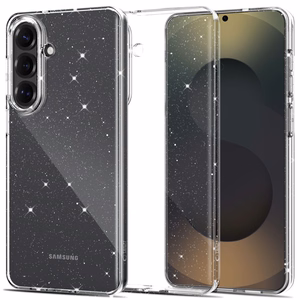Tech-Protect FlexAir Maciņš for Samsung Galaxy S26+ - Clear and Glitter