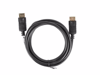 Lanberg CA-DPDP-10CC-0030-BK DisplayPort cable 3 m melns