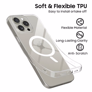 Tech-Protect FlexAir Magnētiskais viedtālruņa apvalks iPhone 15 Pro - caurspīdīgs