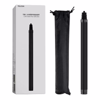 1,16 m gara Telesin oglekļa šķiedras pašportretu nūja sporta kamerām