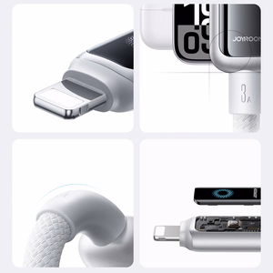 USB cable Joyroom S-A55 USB-A to Lightning 3A 1.2m white
