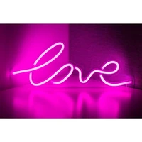 Neona LED uz USB - LOVE modelis
