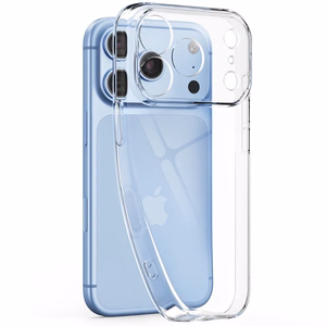 Tech-Protect FlexAir maciņš, paredzēts iPhone 17 Pro / 18 Pro, caurspīdīgs
