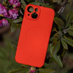 Phone Case "MagCase Silicone" for Samsung S921 S24 Red
