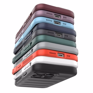 Magic Shield viedtālruņa apvalks iPhone 13 Pro Max elastīgs bruņu sarkanas krāsas vāks