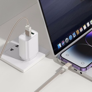 Kabelis USB C uz Lightning Hoco PD 27W 1 m X110 zelta