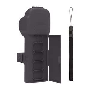 Sunnylife aizsargmaciņš ar siksniņu un lanyard Osmo Pocket 3 (pelēks)
