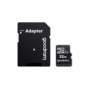 GoodRam atmiņas karte 32GB microSDHC cl. 10 UHS-I + adapteris