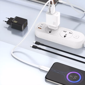 Dudao A27 25W GaN USB-C sienas lādētājs - melns