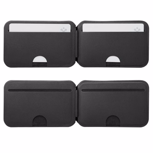 Spigen Slim Fold S314-4 MagSafe magnētiskais karšu maciņš tālrunim – melns