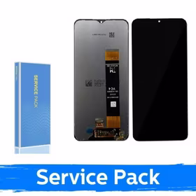 LCD Displejs Compatible Samsung A135 A13 4G / M135 M13 4G / A137 A13 4G Melns (Service Pack / Aftermarket)(NF version)