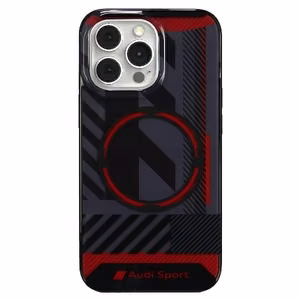 Audi IML sporta magnētiskais apvalks iPhone 13 Pro Max - melns