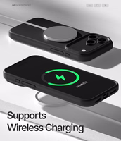 Korpuss Mercury Pure Magsafe Silicon Case Apple iPhone 17 Pro melns