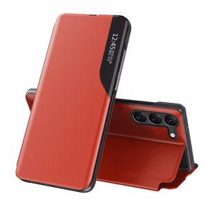 Eco Leather View Case чехол для Samsung Galaxy S23+ с флип-подставкой красный