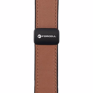 FORCELL F-DESIGN FS20 magnētiskā ekoloģiskās ādas siksniņa SAMSUNG pulkstenim 22 mm brūna