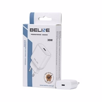 Beline Tīkla lādētājs 1x USB-C 30W balta (tikai galviņa) PD 3.0 BLNCW30 GaN