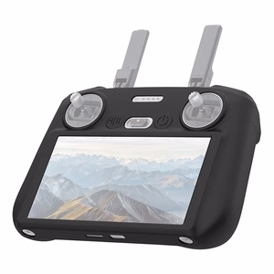 Silikona aizsargapvalks PULUZ DJI RC 2 (melns)