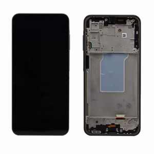 OLED skārienekrāns ar rāmi Samsung A266 A26 5G, faktiskajā izmērā