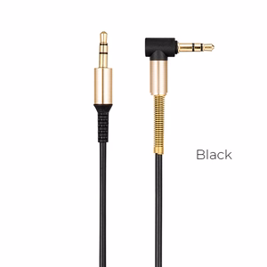 Audio adapteris Hoco UPA02 AUX 3,5mm uz 3,5mm melns