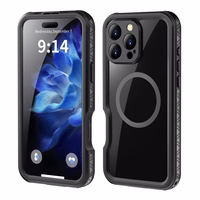 Ūdensizturīgs apvalks SHELLBOX GT, saderīgs ar MagSafe, paredzēts IPHONE 16 Pro Max, melns