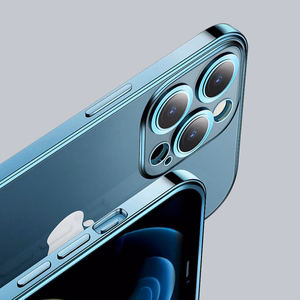 Joyroom Chery Mirror apvalks iPhone 13 Pro metāla rāmis sudraba (JR-BP908 sudraba)