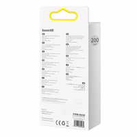 Baseus Dynamic kabelis USB uz Lightning, 2.4A, 2m (balts)