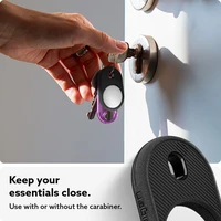 Spigen Vault apvalks Apple AirTag ierīcei – matēta melna