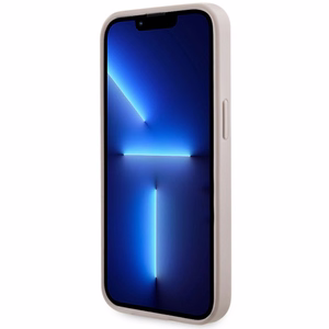 Guess GUHMP13LP4RPSP iPhone 13 Pro / 13 6.1" rozā/rozā cietais apvalks 4G Printed Stripes MagSafe