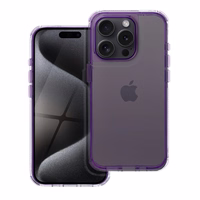 MATRIX caurspīdīgs viedtālruņa apvalks IPHONE 16e (SE 4 2025) gaiši violetas krāsas