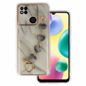 Viedtālruņa apvalks Xiaomi Redmi 10A (dizains 1) (m) - balts